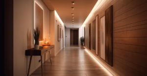 Corredores decorados