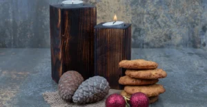 decoração com galhos secos