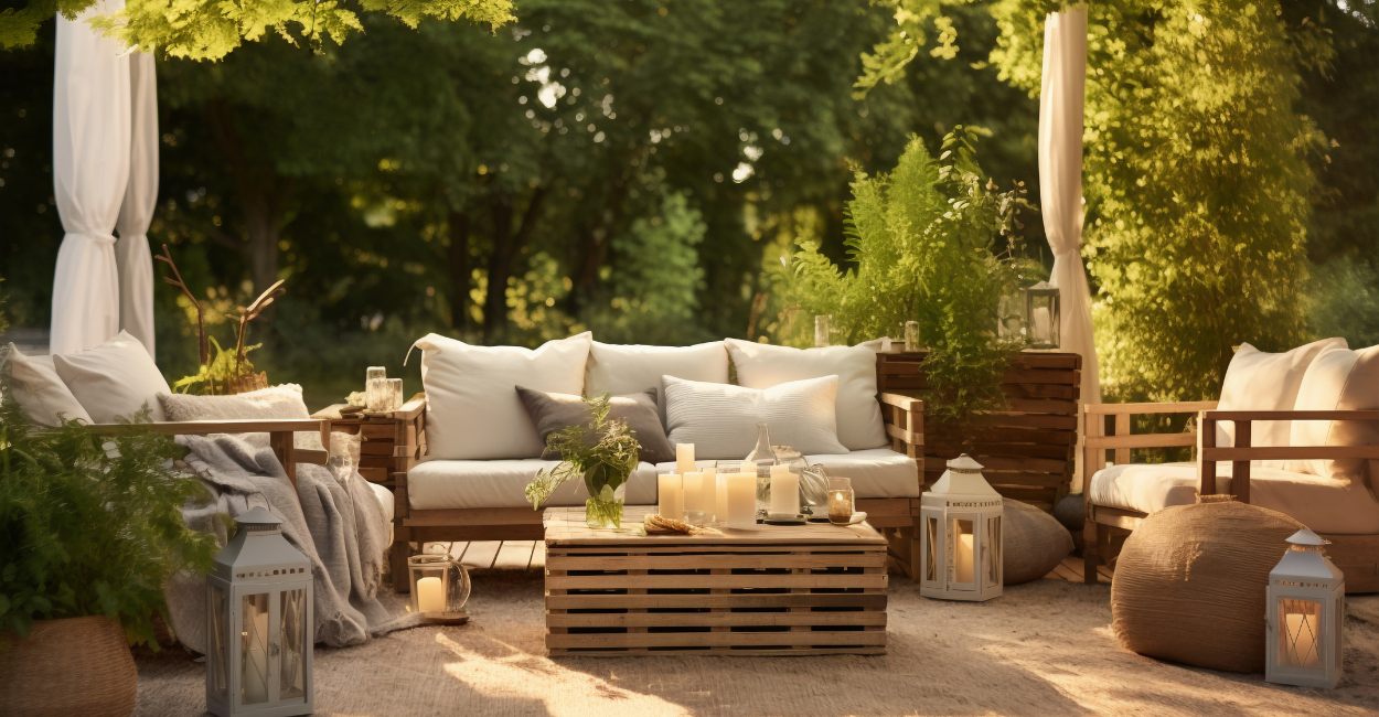 decoração rustica vs moderna para quintal e jardim